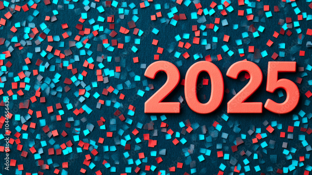 Poster minimalist fireworks background with subtle bokeh effect