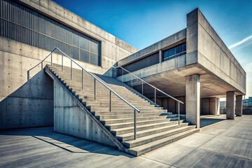 Fototapeta premium modern brutalist building