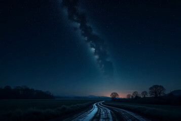 Fototapeta premium Silent Night Under the Milky Way