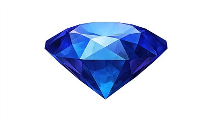 Blue Diamond Gemstone Crystal Jewel Luxury