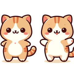 Cute Cat Vectors & Illustrations