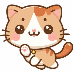 Cute Cat Vectors & Illustrations