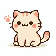 Cute Cat Vectors & Illustrations