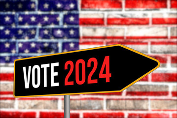 Obraz premium Presidential elections 2024 in the United States of America