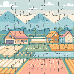 RICE FIELD PUZZLE