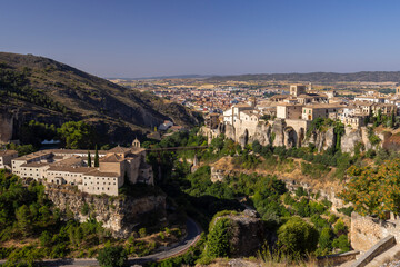Obraz premium Cuenca old town, UNESCO site, Kastilie La Mancha, Spain