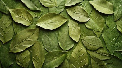 Natural Green Leaves Background for Designs and Textures