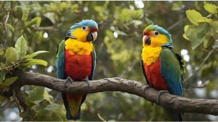 Obraz premium blue and yellow macaw