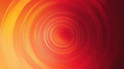 concentric circles in shades of red and orange, creating a sense of depth and motion, perfect for dynamic presentations