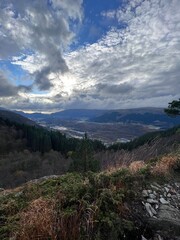 Beautiful Hiking Trial Ådnanipa Arna Bergen Norway