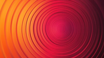 concentric circles in shades of red and orange, creating a sense of depth and motion, perfect for dynamic presentations