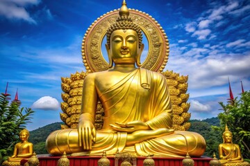 golden buddha statue