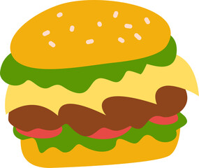 burger with cheese