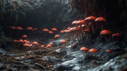 Mysterious Glow of Mushrooms
