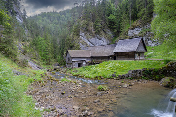 Oblazy water mills near Kvacany, Kvacianska valley, Slovakia