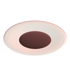 斜めから見た醤油皿の3Dイラスト