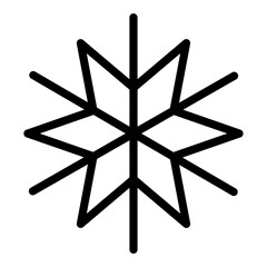 크리스마스 장식 눈꽃 아이콘