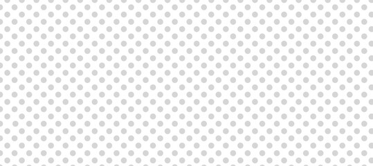 Seamless pattern with grey dots in white background