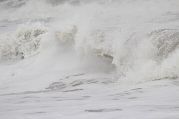 waves on the beach