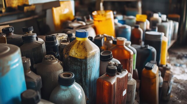 Household hazardous waste requires special handling in waste management.