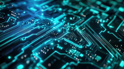 intricate lines and connections, symbolizing technology and innovation.