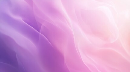 Obraz premium A soft pastel gradient graphic background transitioning from pink to purple, offering a calm and dreamy atmosphere for beauty or wellness designs