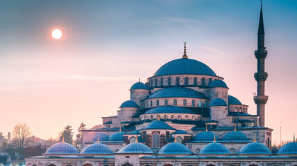 Obraz premium Islamic mosque during the day photography 10.