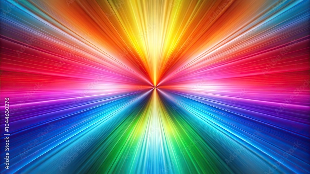 Poster symmetrical abstract design with smooth gradient background