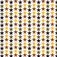 4 different colored star illustrator pattern background