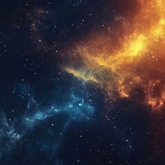 Abstract cosmic background with starry skies