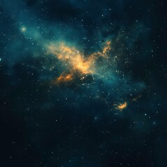 Abstract cosmic background with starry skies