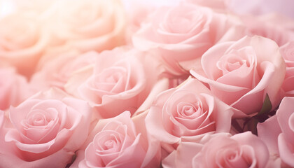 pink roses background