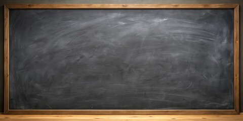 Blackboard background for educational or business presentations, black, board, chalk, education, learning, school, blank