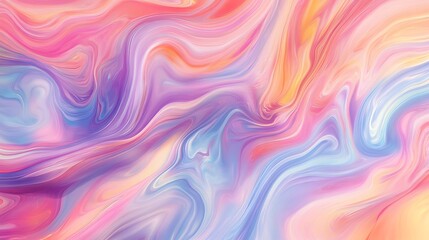Fototapeta premium Abstract floating background with bright colorful colors in random waves and patterns illustration backdrop, rainbow colored pattern