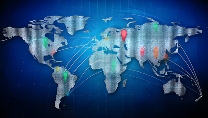 Obraz premium Trend Tracker: Mapping the Future of Global Economic Growth in Emerging Markets