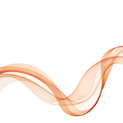 Red wave. Modern design element. Abstract vector illustration. Eps 10