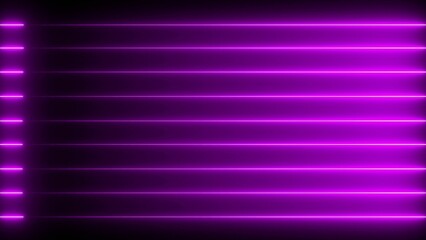 Abstract colorful neon line black background illustration in retro style. Modern futuristic technology concept. seamless looping background .