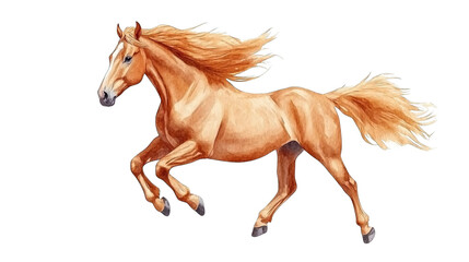 Magical rainbow horse art, vibrant colors and artistic design for a dreamlike atmosphere