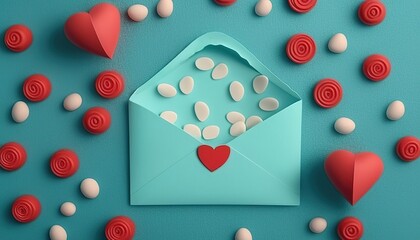 valentine's day Sparkling Hearts of Love