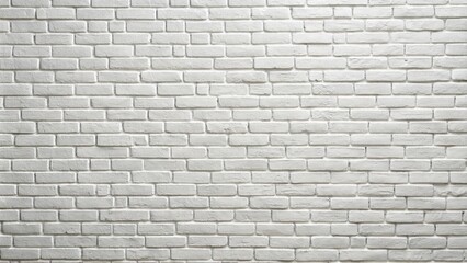 Fototapeta premium Symmetrical white brick wall background texture