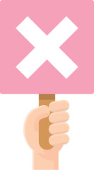 Obraz premium 오엑스 팻말