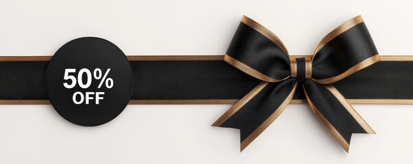 Black Friday gift 50% off sale promotion