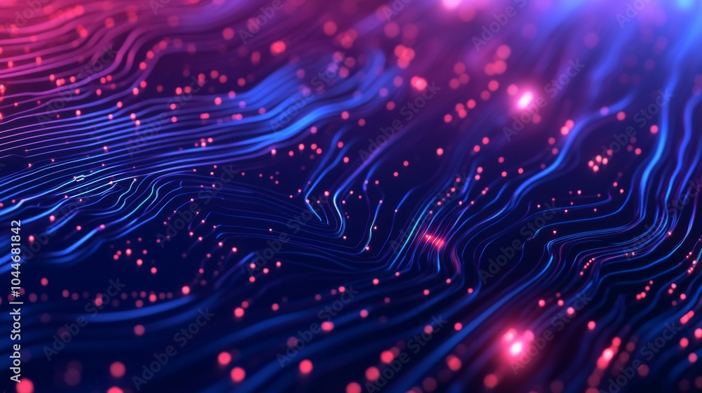 Poster advanced technology background with gradient tones