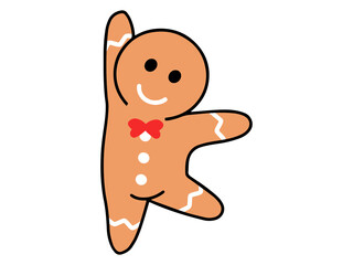 Christmas Cookie Cartoon Background Illustration