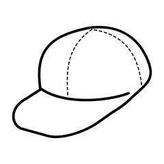 baseball cap vector illustration
