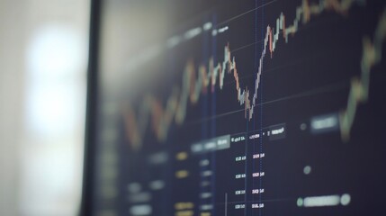 Digital Interface with Clean Lines and High Contrast