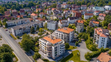 Fototapeta na wymiar Urban Development with High-Resolution Details