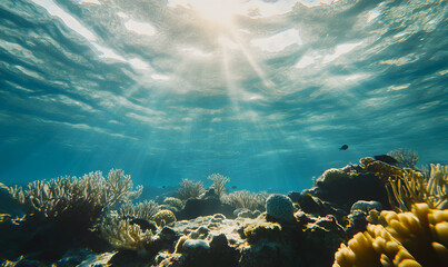 Fototapeta premium Spectacular Nature and Scenic Wonders: Golden Hour Sunsets, Lush Forests, Tranquil Beaches, and Vibrant Fields of Flowers in Stunning Views