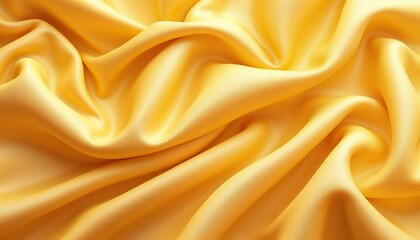 Obraz premium Luxurious Golden Silk Fabric with Elegant Flowing Texture