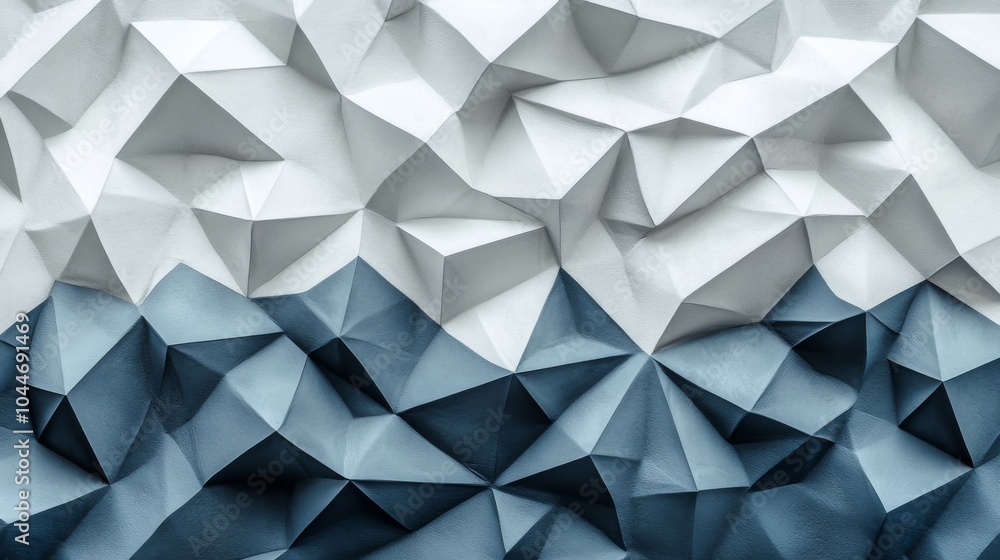 Poster geometric patterns with high contrast and sharp angles